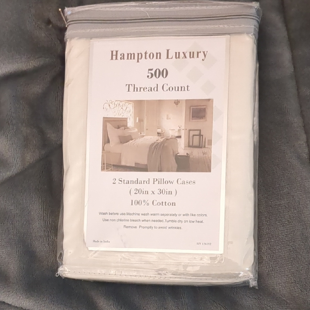 Cream Luxury 500 Thread Count Pillows